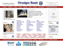 Tablet Screenshot of orszagosbazar.hu